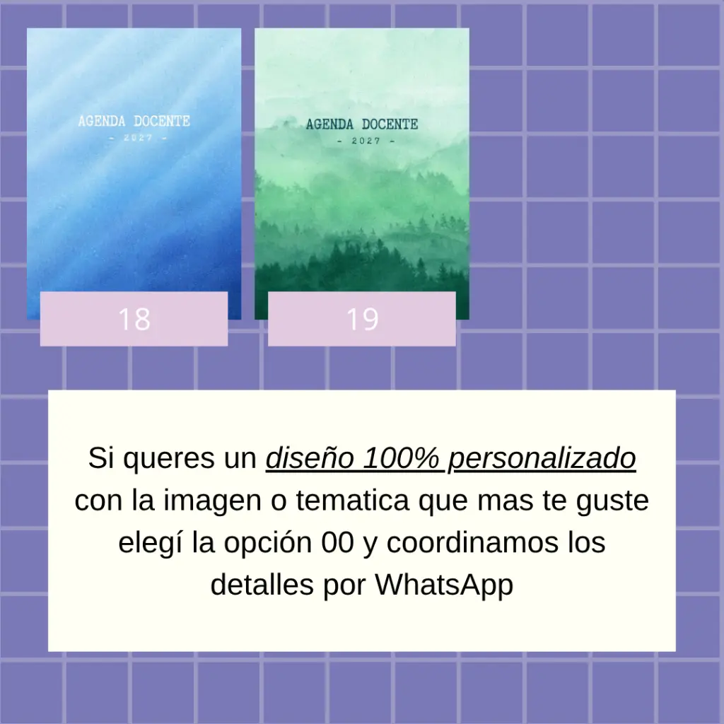 Grilla de tapas 18-19 y personalización
