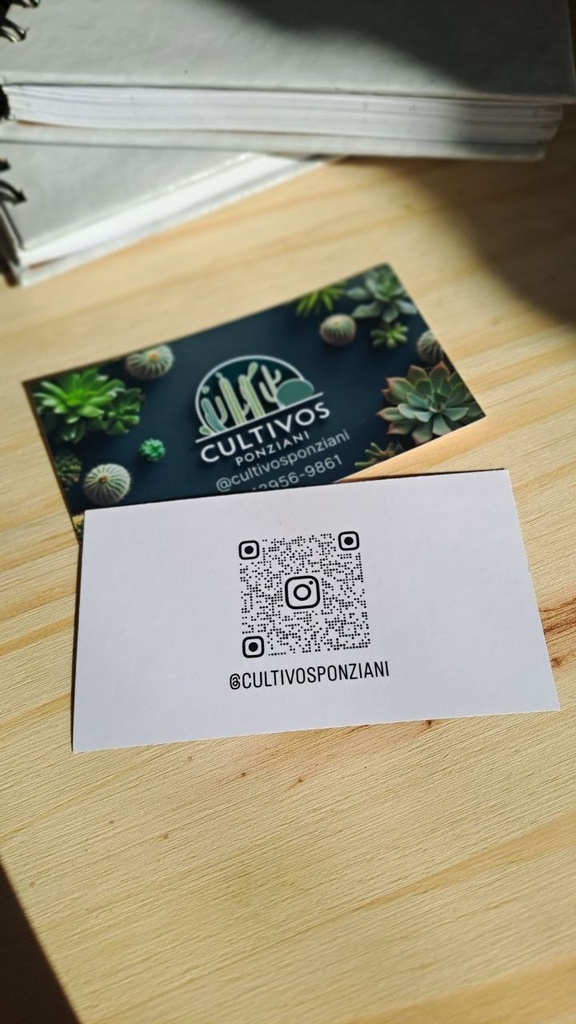 Tarjetas Doble faz - Glossy/Matte