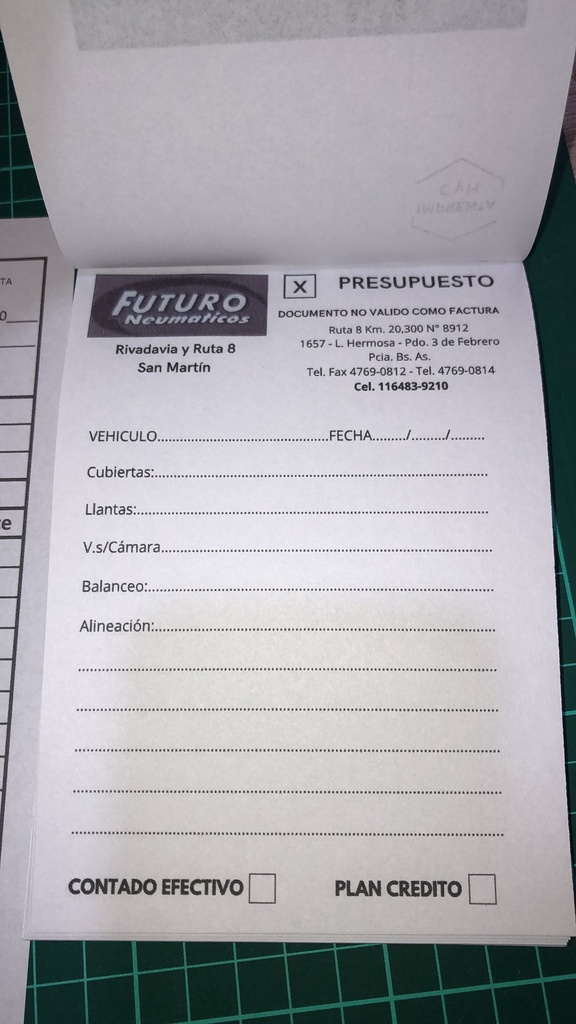 Talonario A5 personalizados