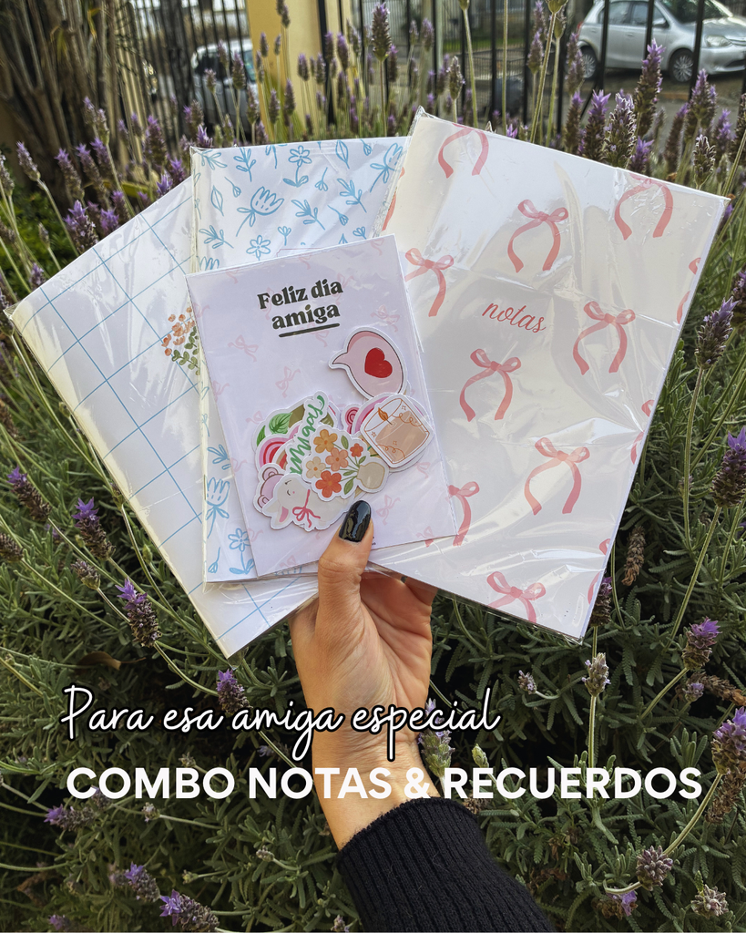 Combo "Notas & Recuerdos" Personalizado